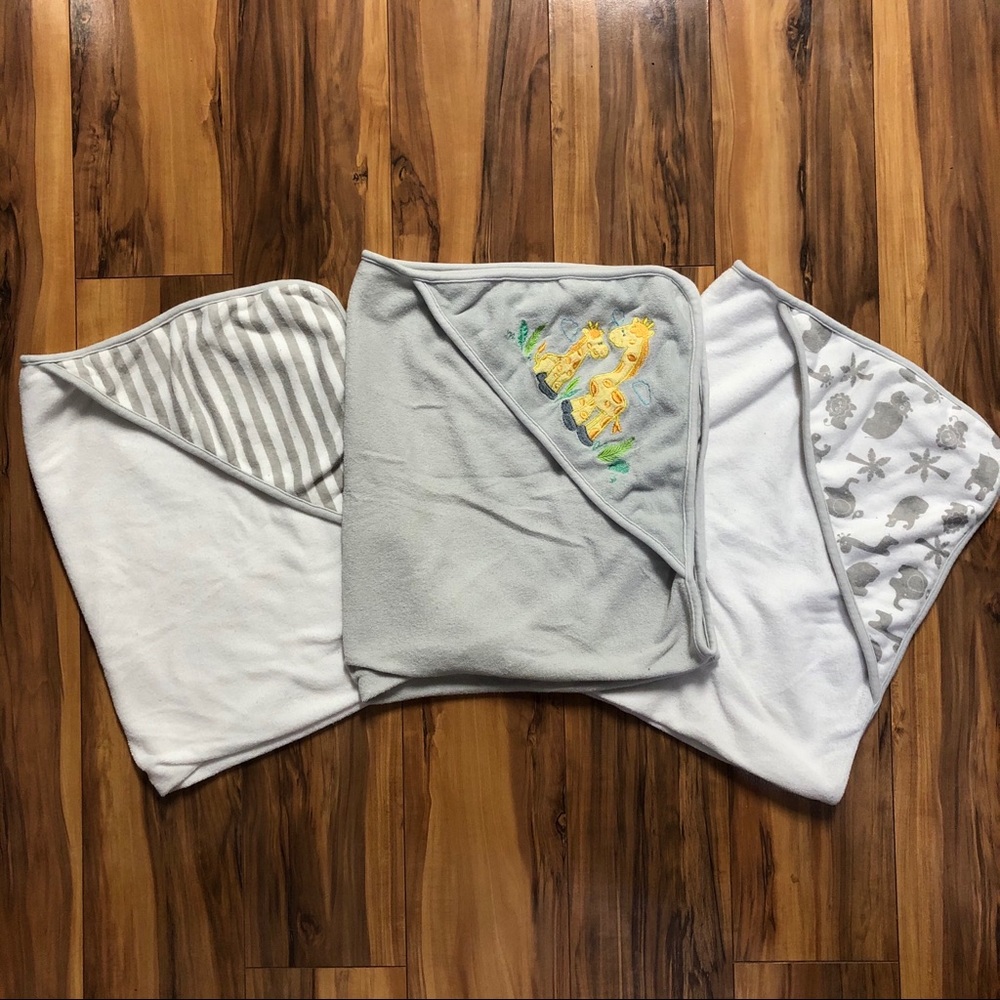 Spasilk | (Set of 3) Hooded Baby Towels